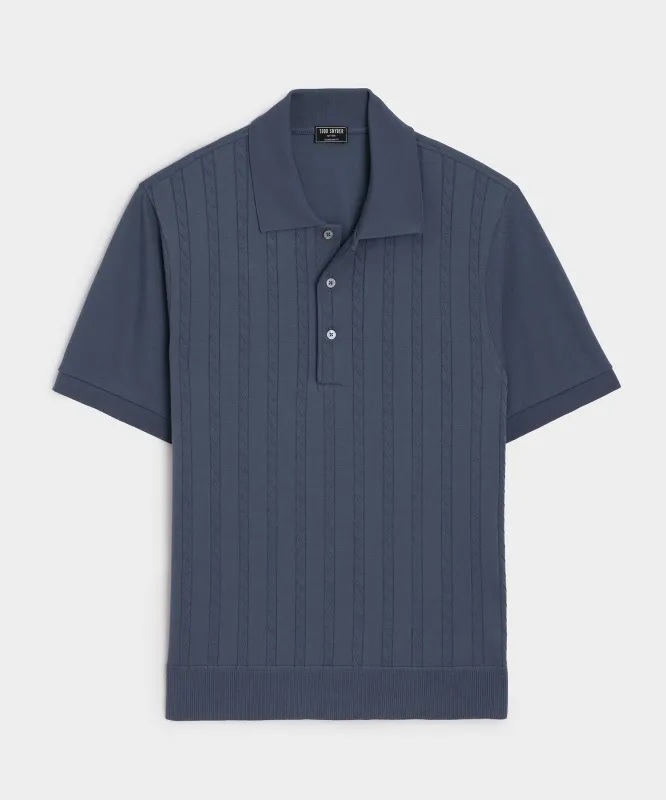 Cotton Cable Polo sold by Todd Snyder