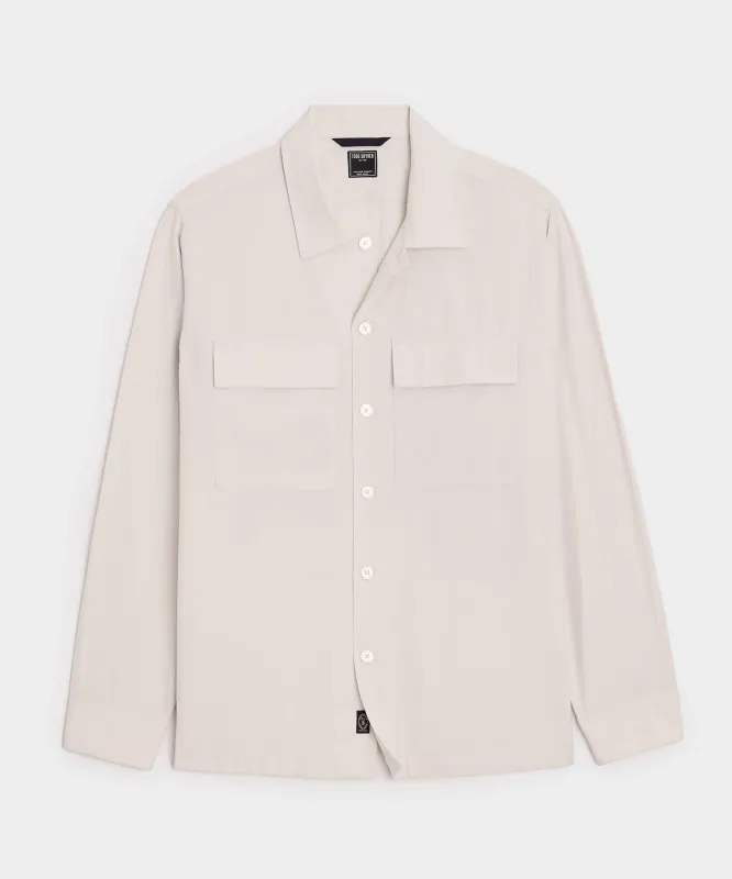 Relaxed Twill CPO Overshirt made by Todd Snyder