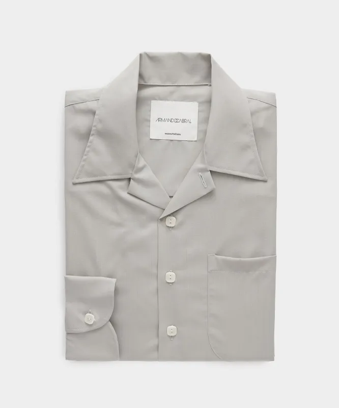 Armando Cabral Long Sleeve Camp Collar Dress Shirt sold by Todd Snyder