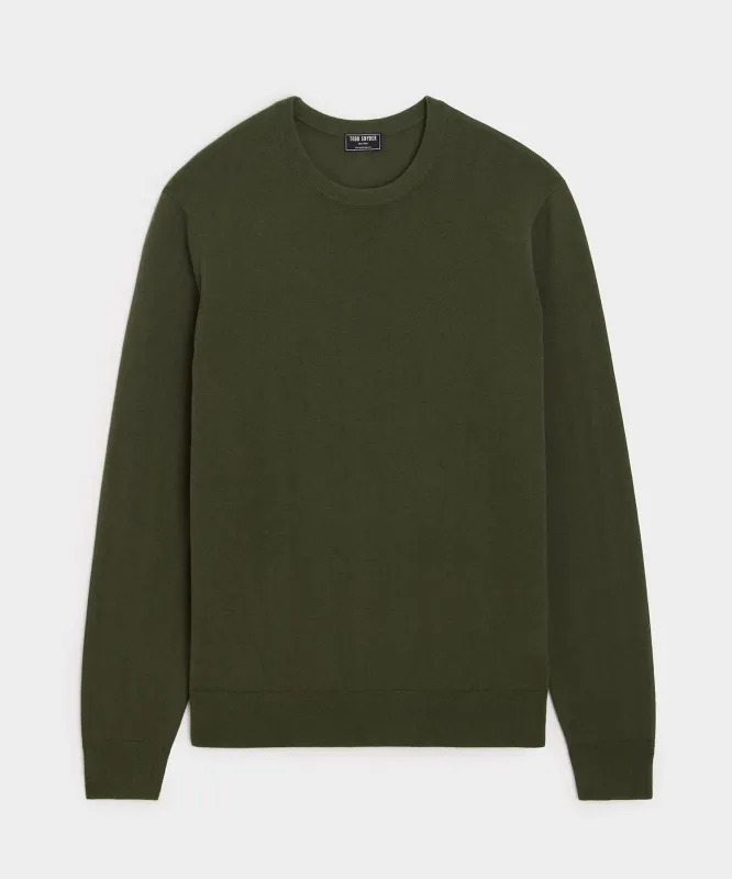 Silk-Cashmere Crewneck Sweater sold by Todd Snyder