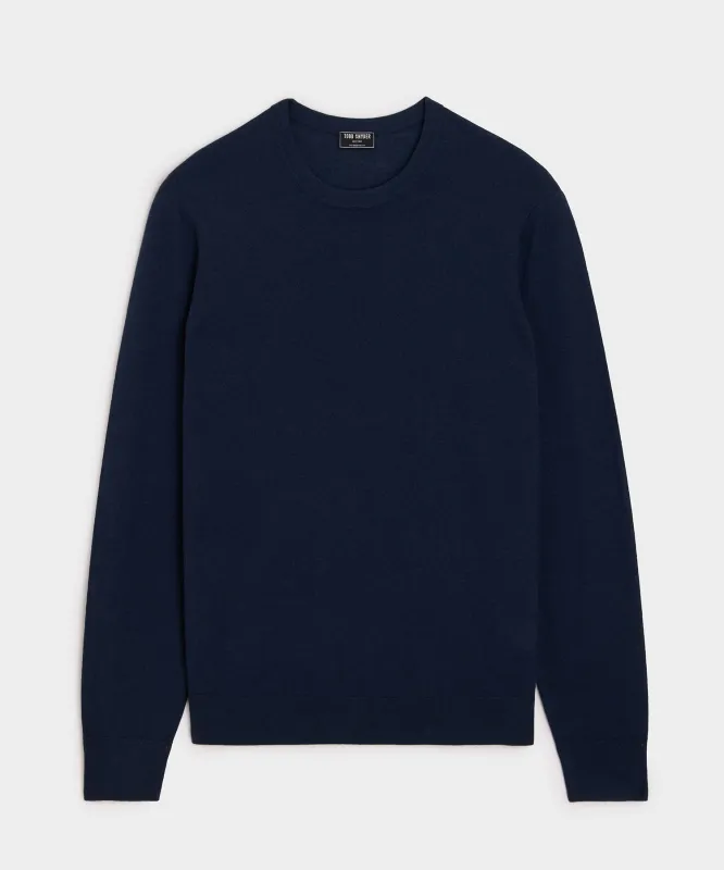 Silk-Cashmere Crewneck Sweater sold by Todd Snyder