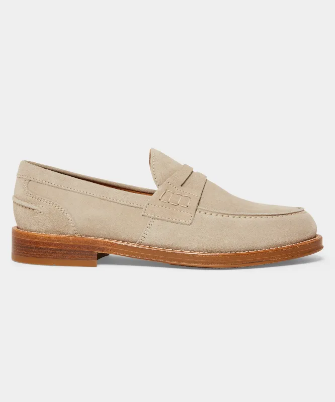 Italian Suede Penny Loafer sold by Todd Snyder