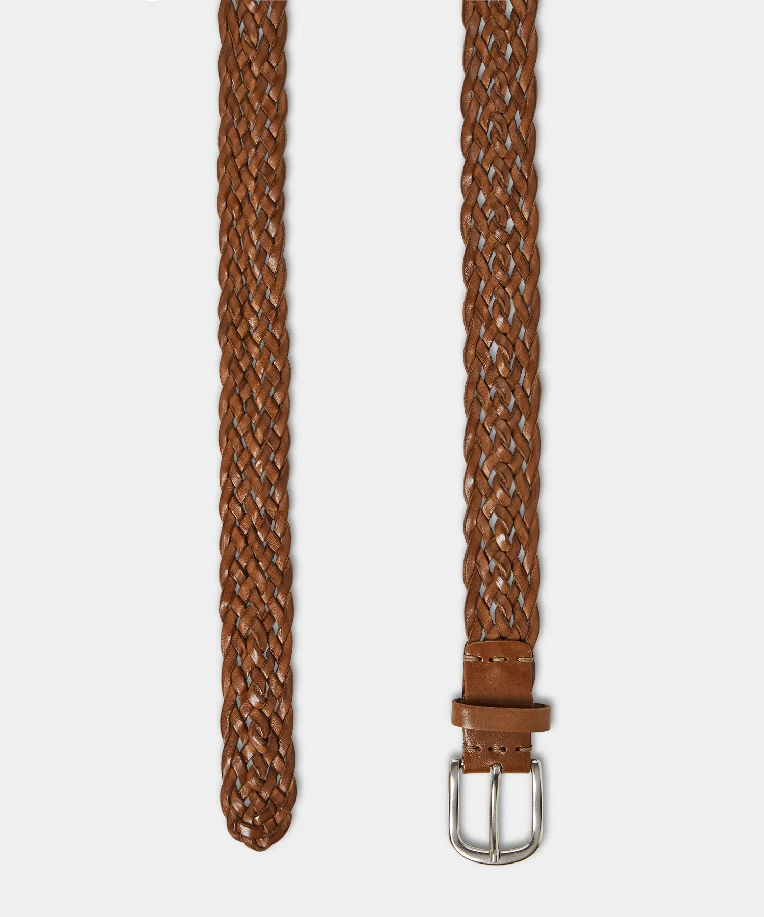 Italian Leather Braided Belt sold by Todd Snyder product image thumbnail 2
