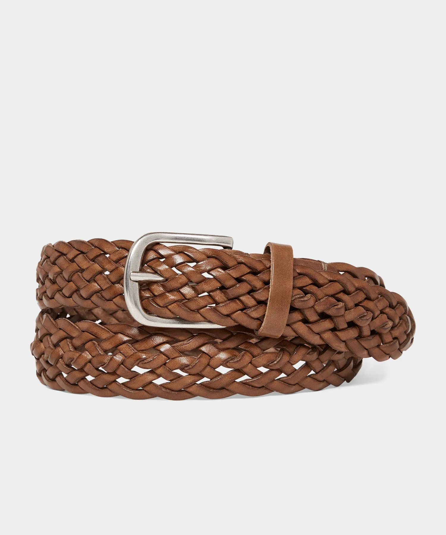 Italian Leather Braided Belt sold by Todd Snyder