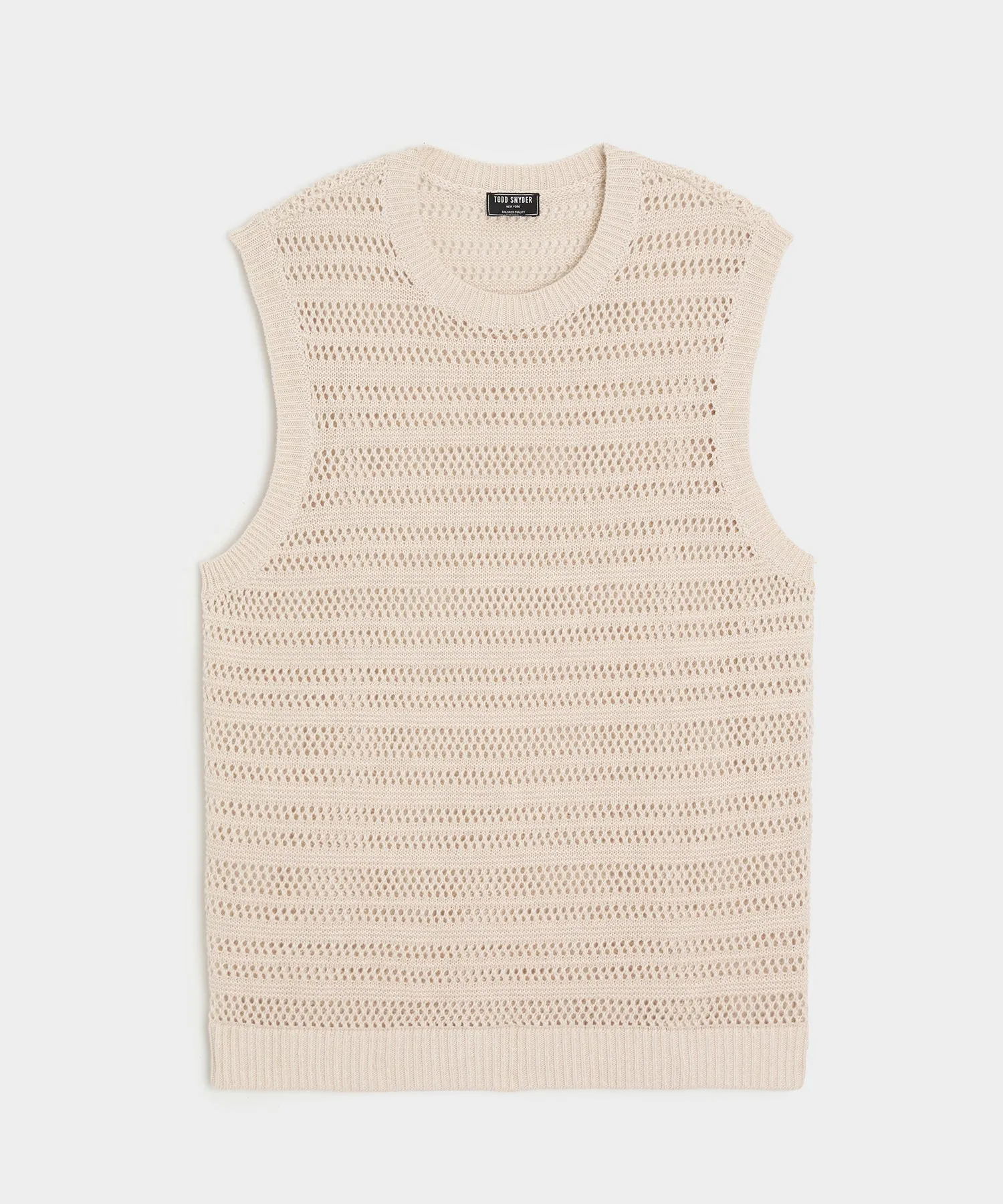 Linen Sweater Vest sold by Todd Snyder