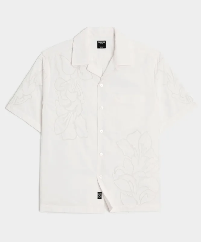 Cropped Cotton Camp Collar Shirt sold by Todd Snyder