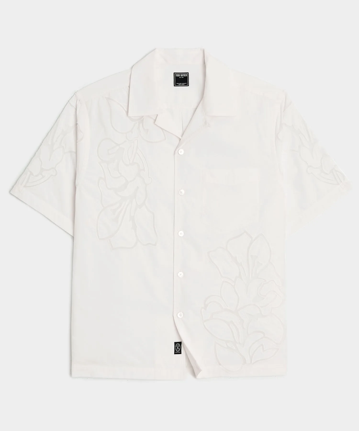 Cropped Cotton Camp Collar Shirt sold by Todd Snyder