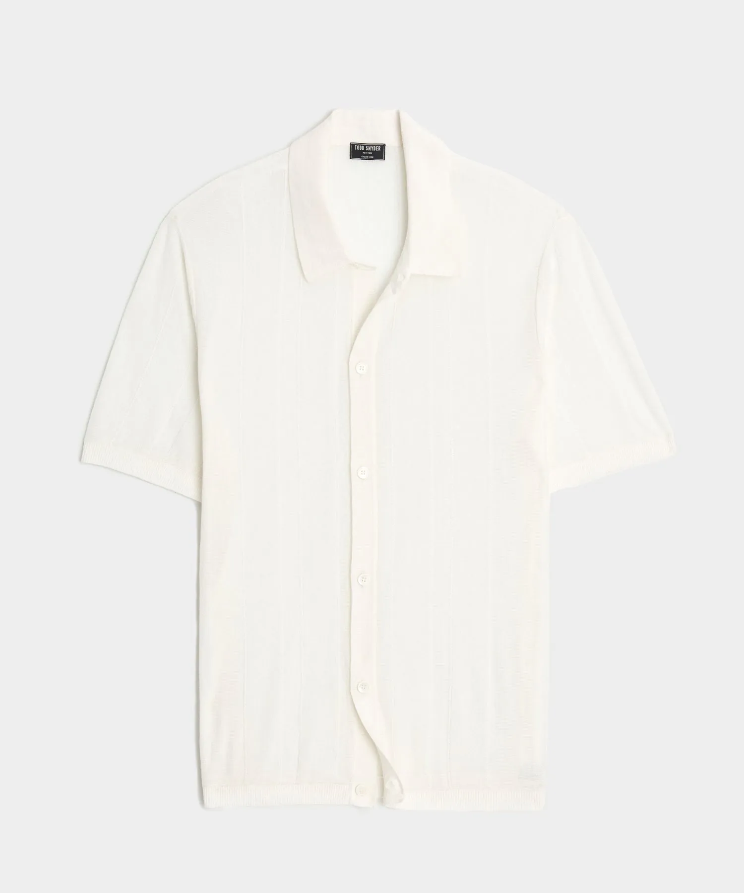 Italian Linen Sweater Polo sold by Todd Snyder