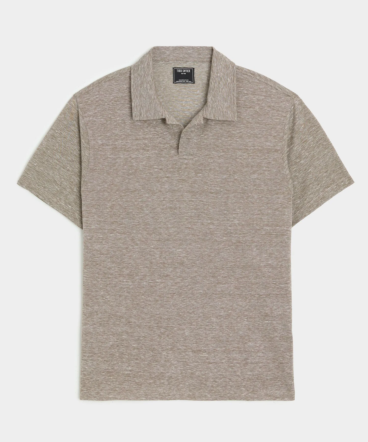 Cotton-Linen Pique Montauk Polo sold by Todd Snyder