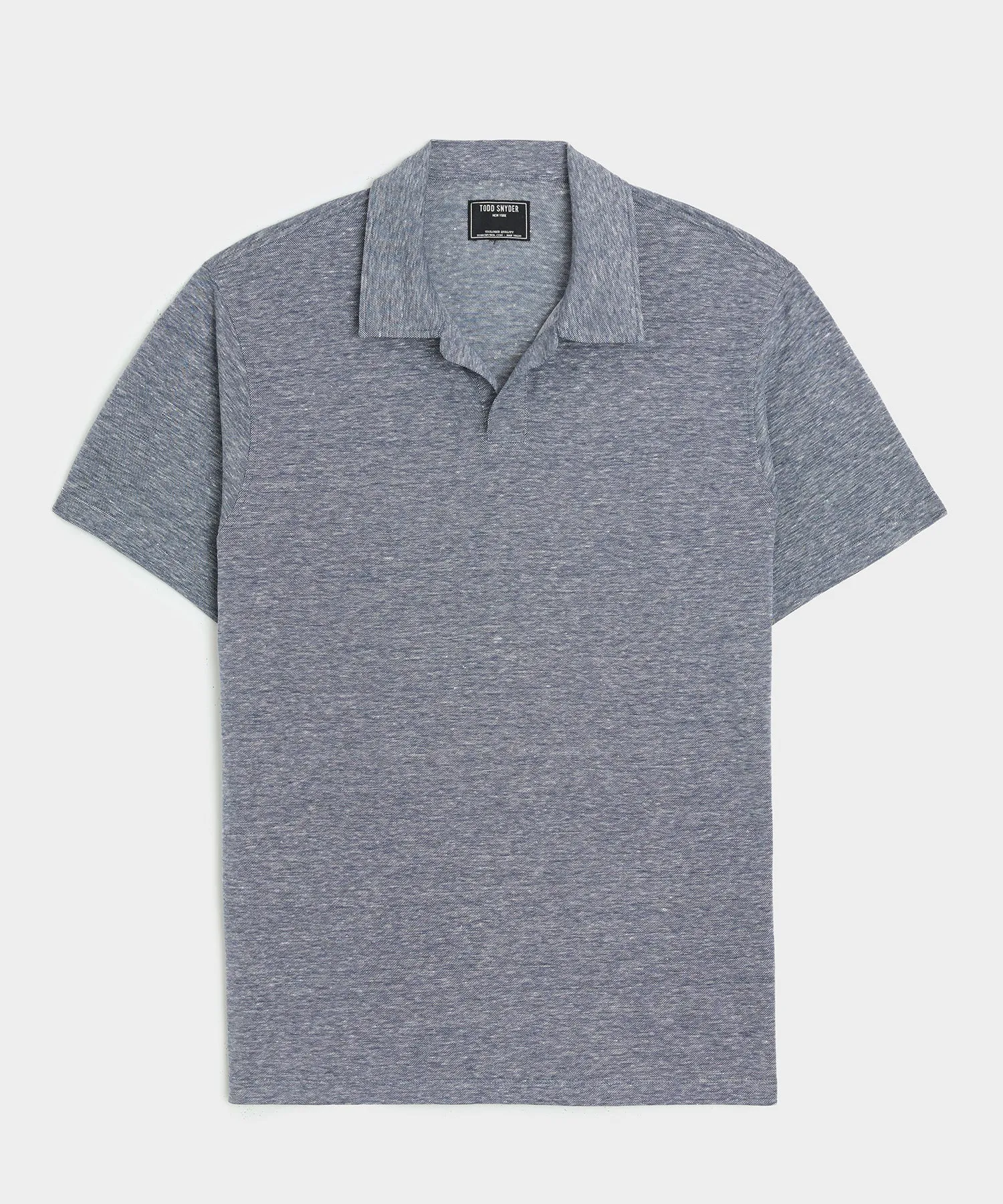 Cotton-Linen Pique Montauk Polo sold by Todd Snyder