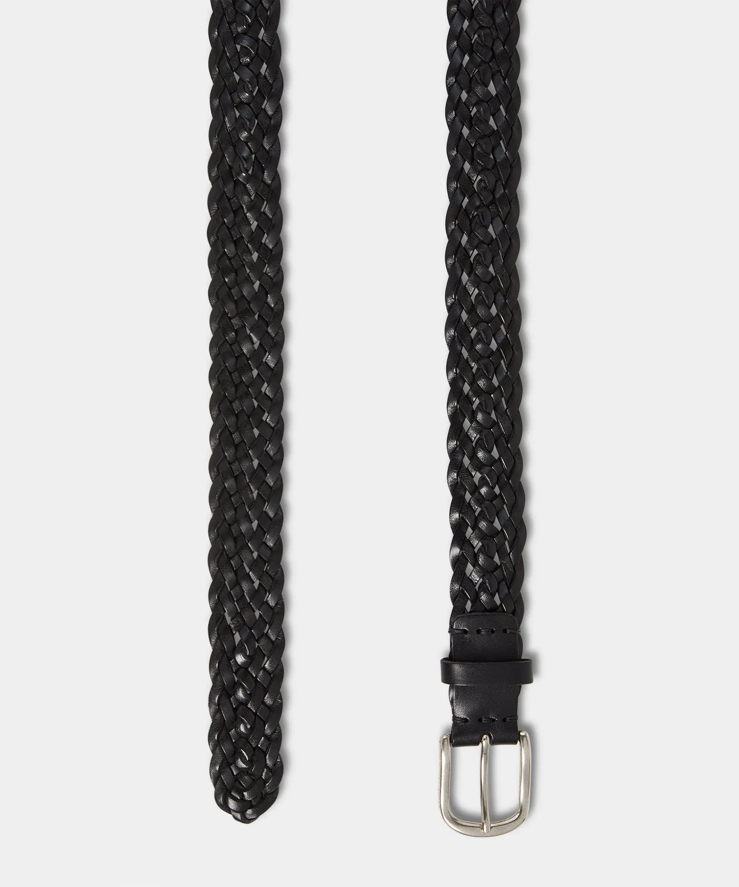 Italian Leather Braided Belt sold by Todd Snyder product image thumbnail 2