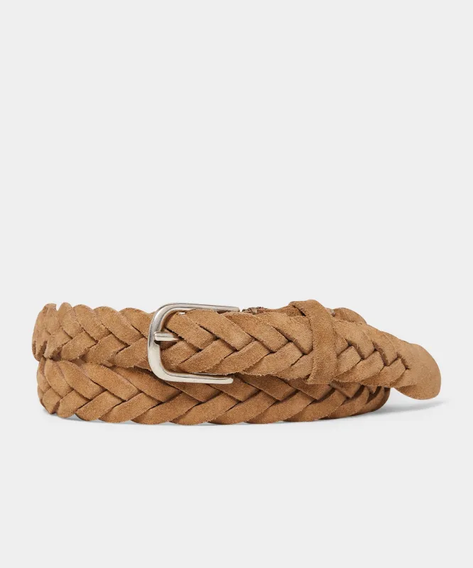 Italian Suede Braided Belt sold by Todd Snyder