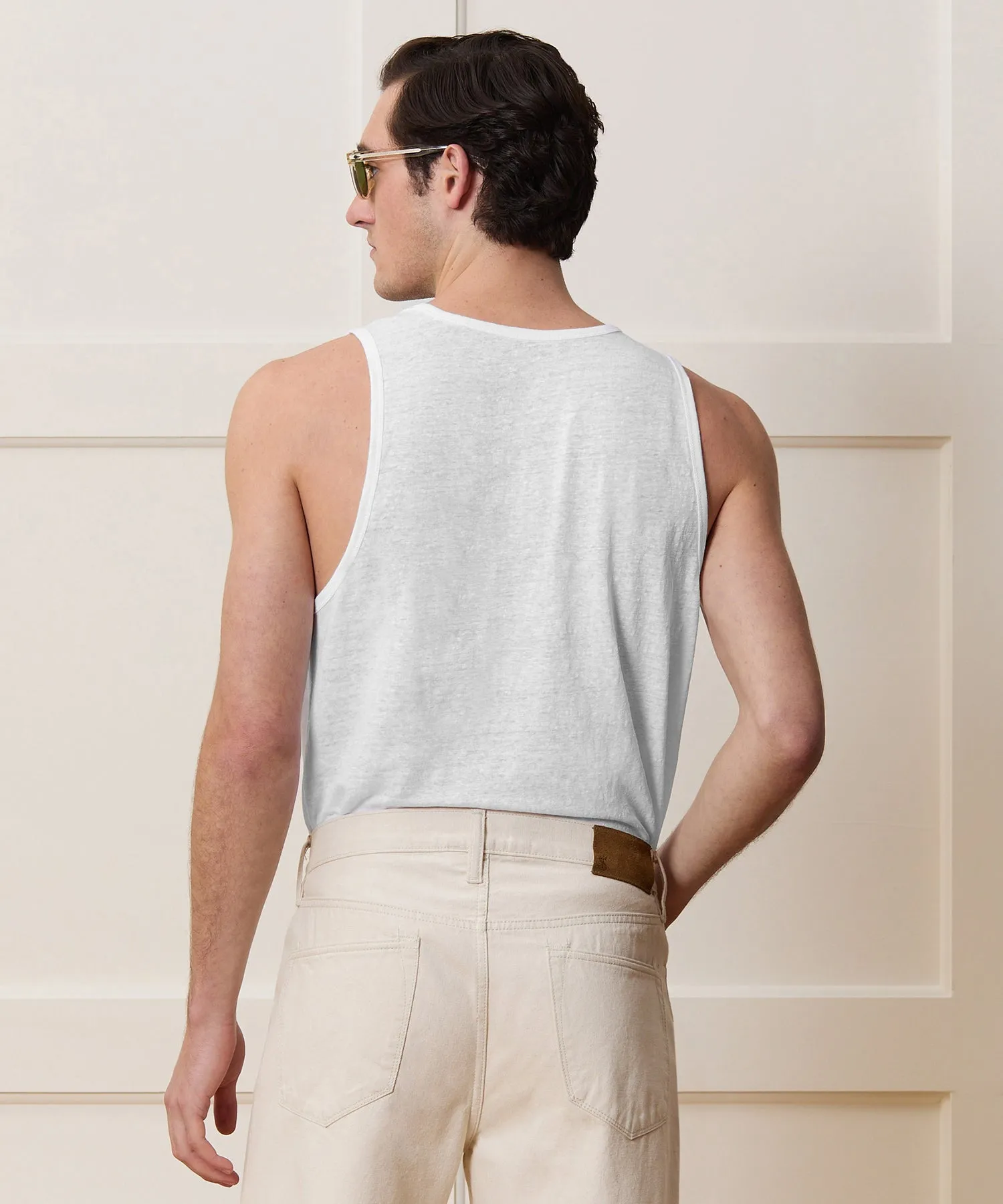 Linen Tank Top sold by Todd Snyder product image thumbnail 4
