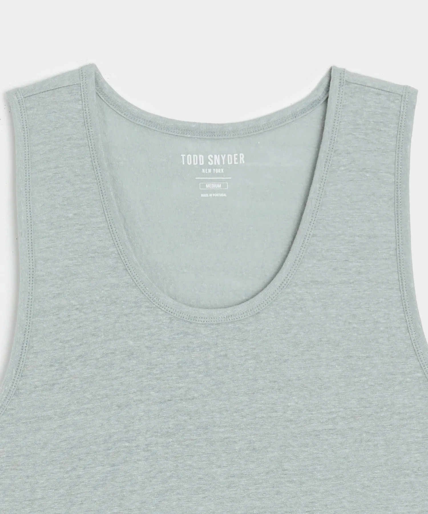 Linen Tank Top sold by Todd Snyder product image thumbnail 5