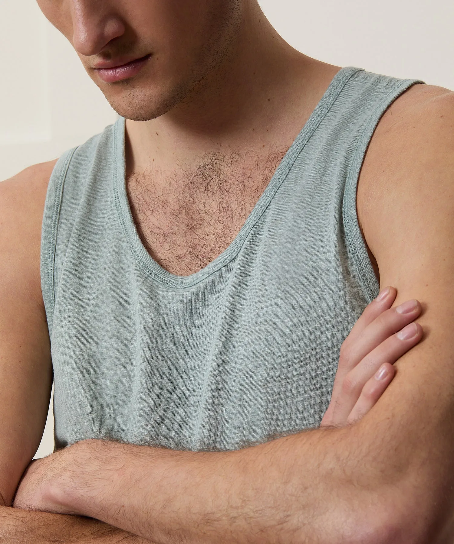 Linen Tank Top sold by Todd Snyder product image thumbnail 3