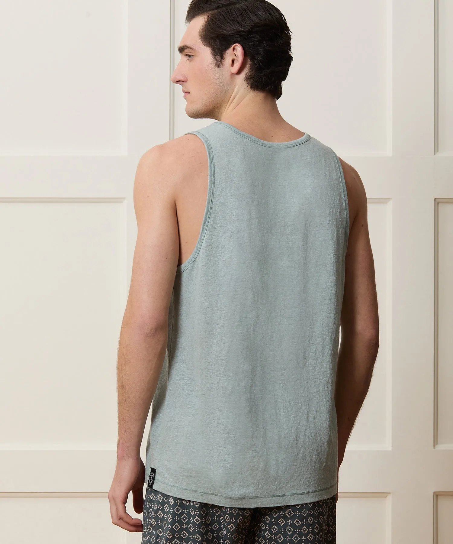 Linen Tank Top sold by Todd Snyder product image thumbnail 4