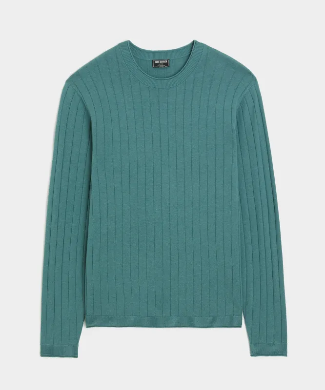 Lightweight Linen-Cotton Crewneck Sweater sold by Todd Snyder