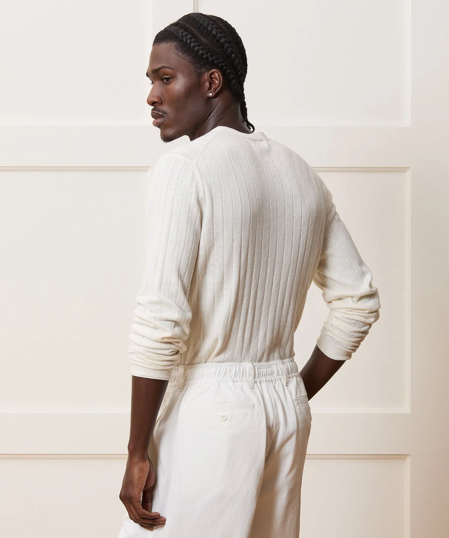 Lightweight Linen-Cotton Crewneck Sweater sold by Todd Snyder product image thumbnail 5