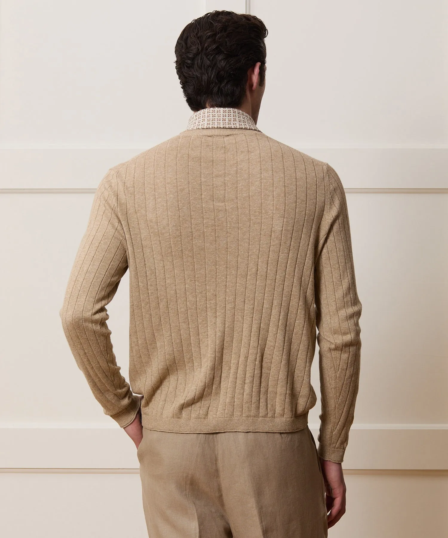 Lightweight Linen-Cotton Crewneck Sweater sold by Todd Snyder product image thumbnail 5