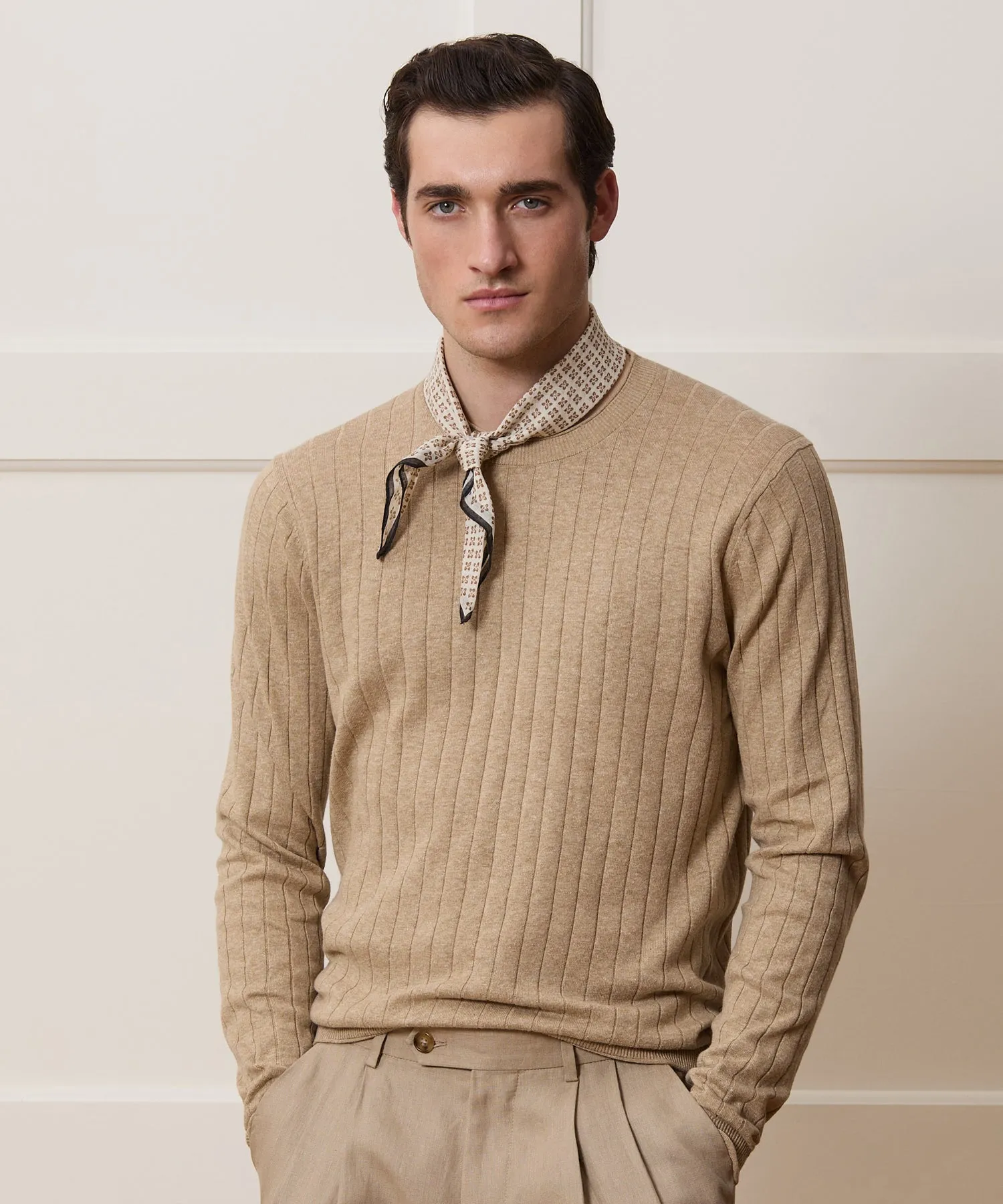 Lightweight Linen-Cotton Crewneck Sweater sold by Todd Snyder product image thumbnail 2