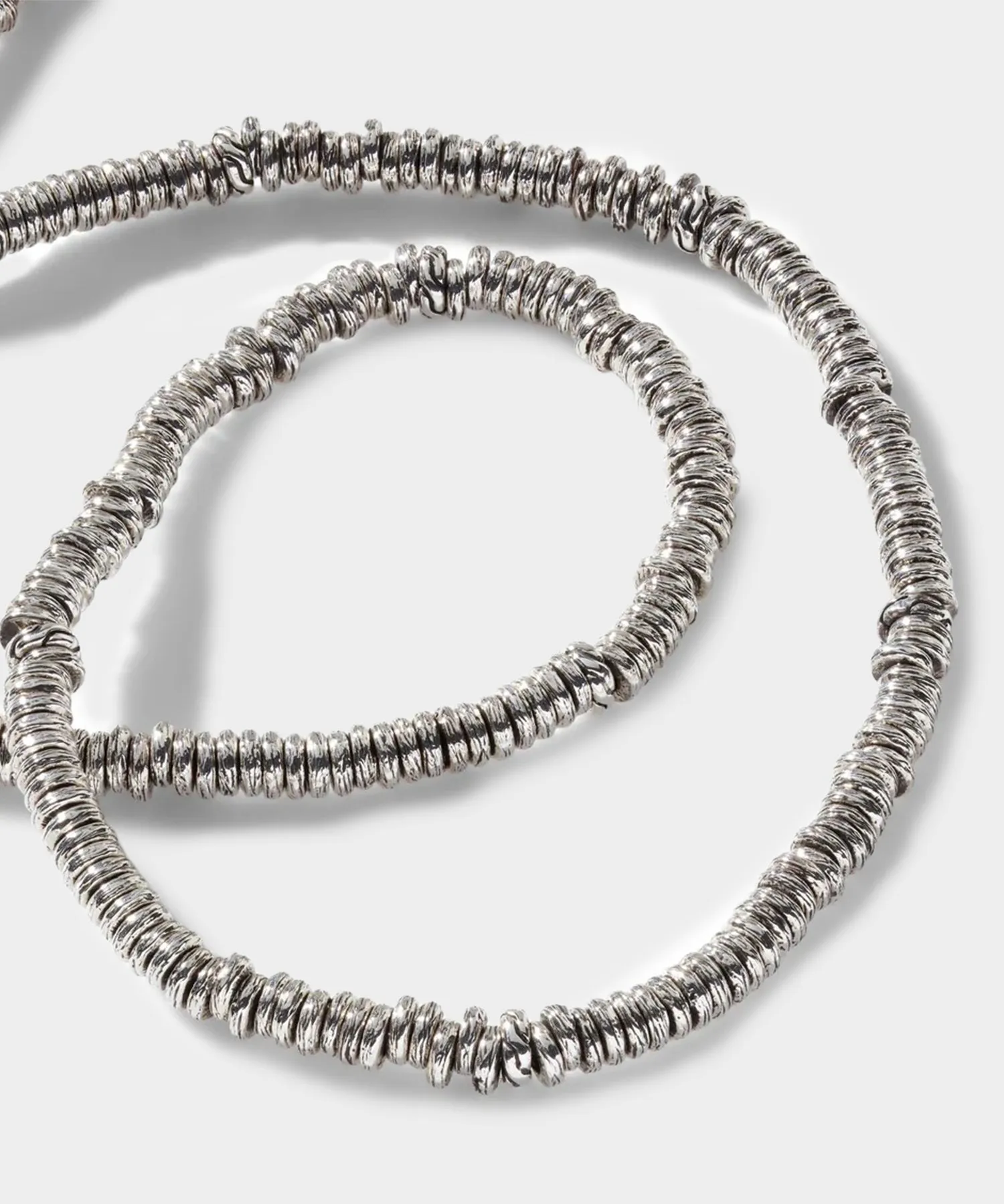 John Hardy Sterling Silver Heishi Necklace sold by Todd Snyder product image thumbnail 2