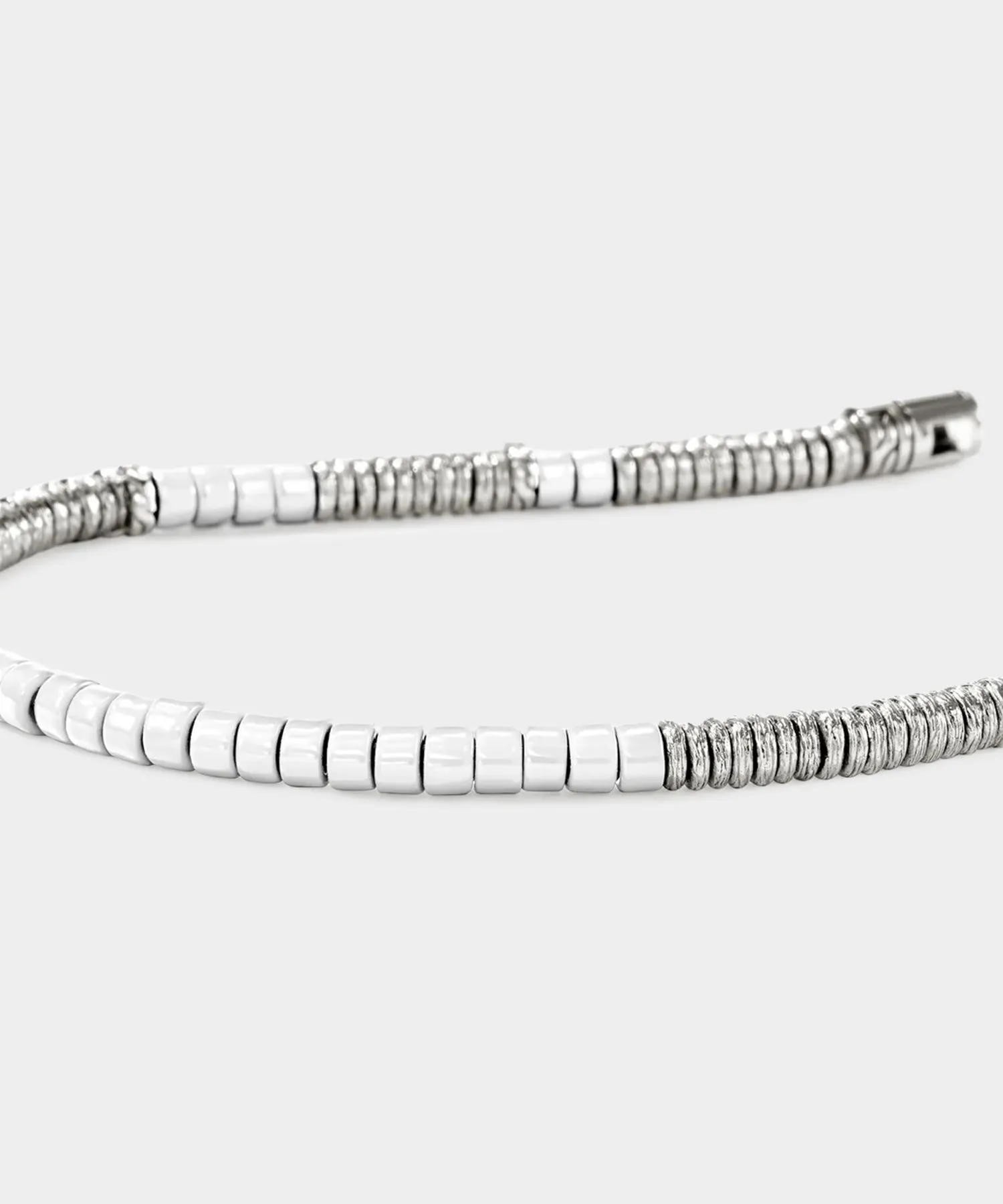 John Hardy Sterling SIlver Enamel Heishi Bracelet sold by Todd Snyder product image thumbnail 2