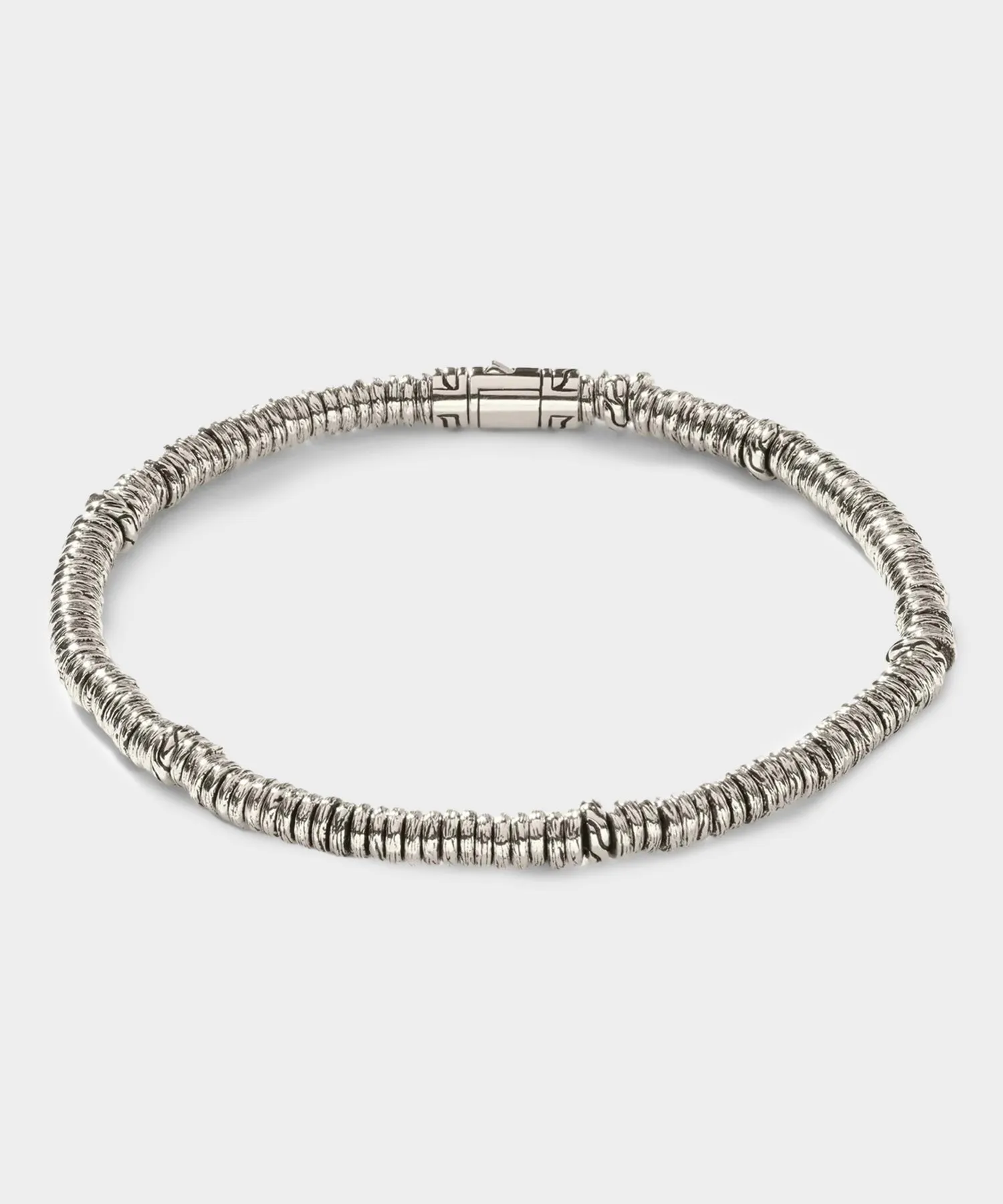 John Hardy Sterling Silver Heishi Bracelet sold by Todd Snyder