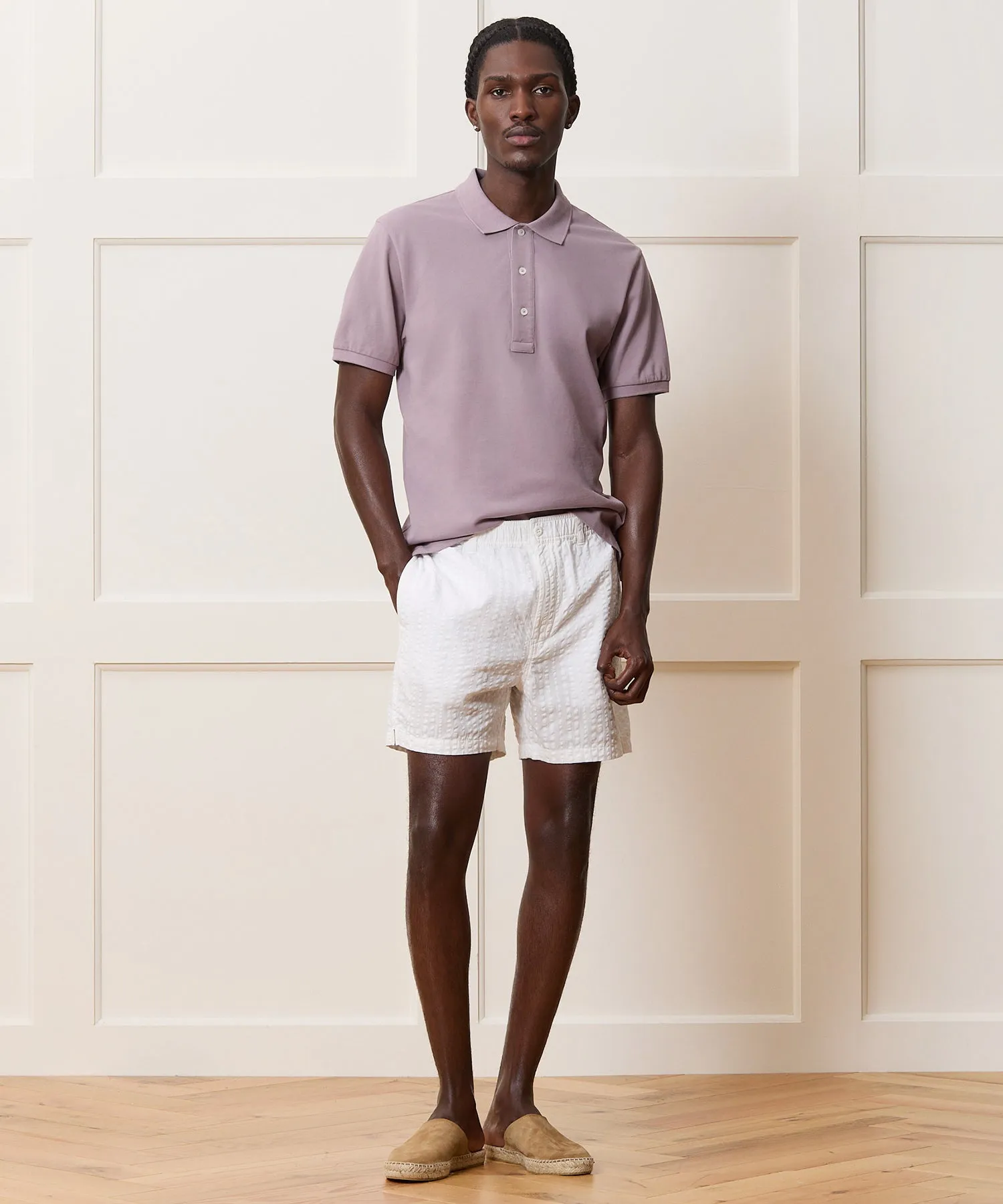 Cotton Pique Polo sold by Todd Snyder product image thumbnail 3