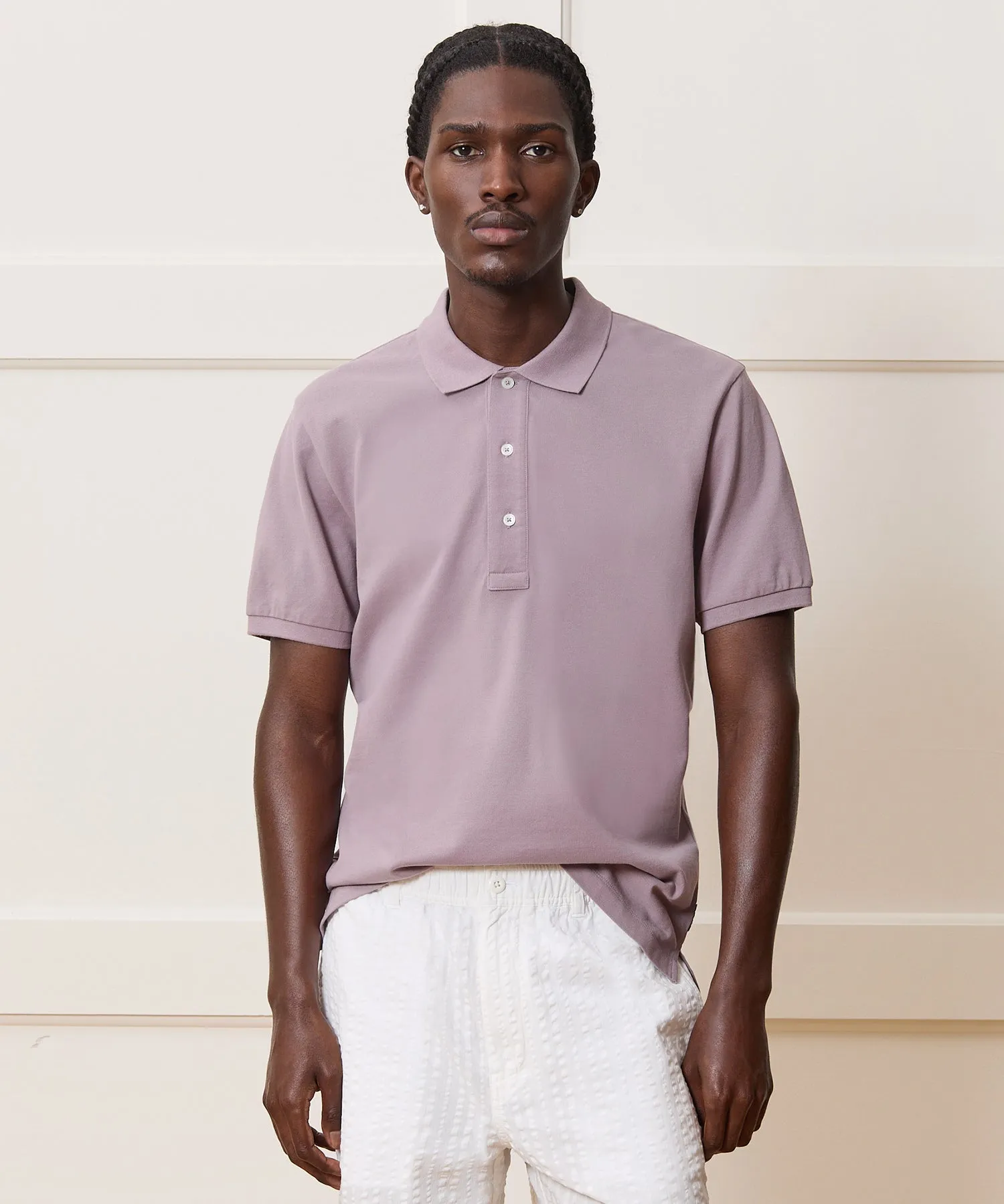 Cotton Pique Polo sold by Todd Snyder product image thumbnail 2
