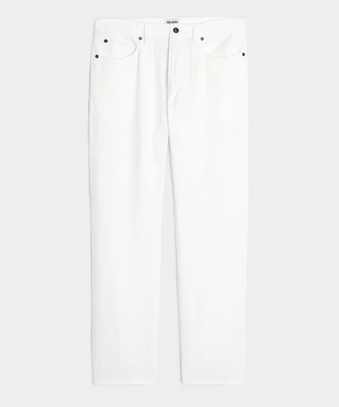 Straight Fit 5-Pocket Linen Pant sold by Todd Snyder
