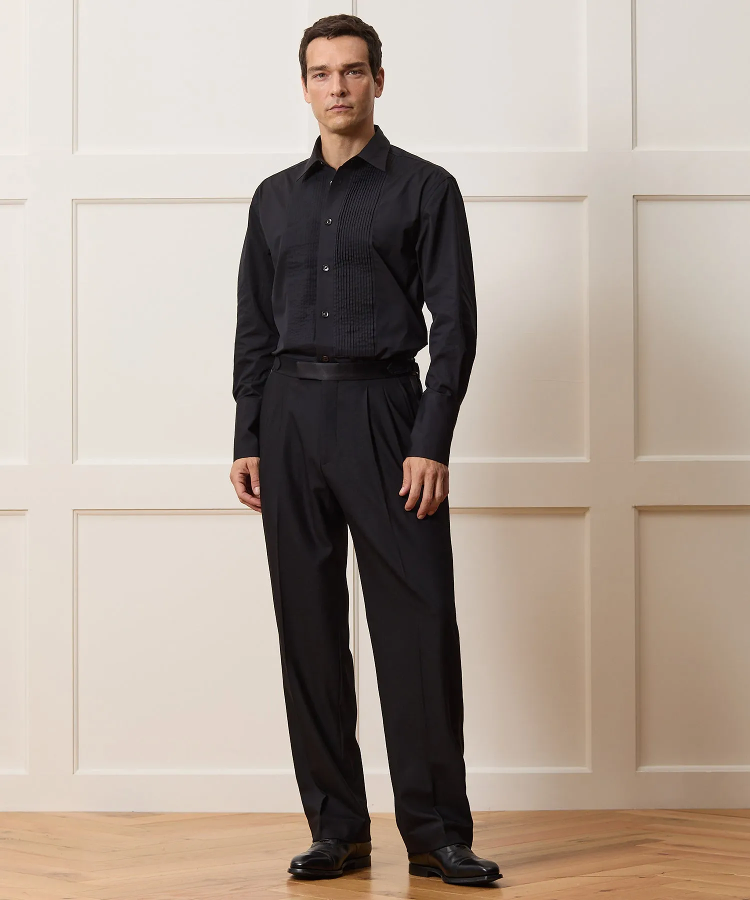 Armando Cabral Pleat Bib Tuxedo Shirt sold by Todd Snyder product image thumbnail 5