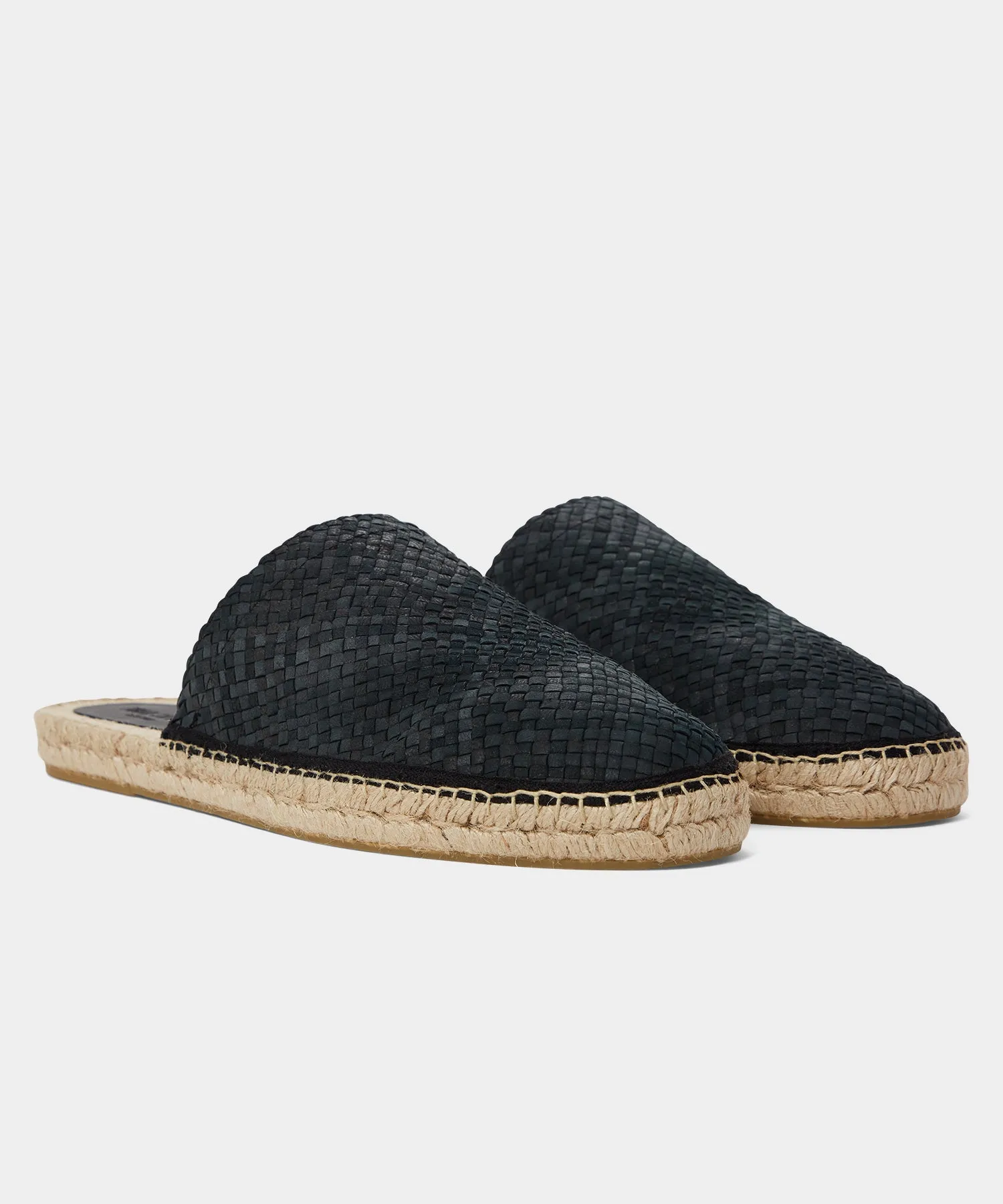 Woven Leather Espadrille Mule sold by Todd Snyder product image thumbnail 2