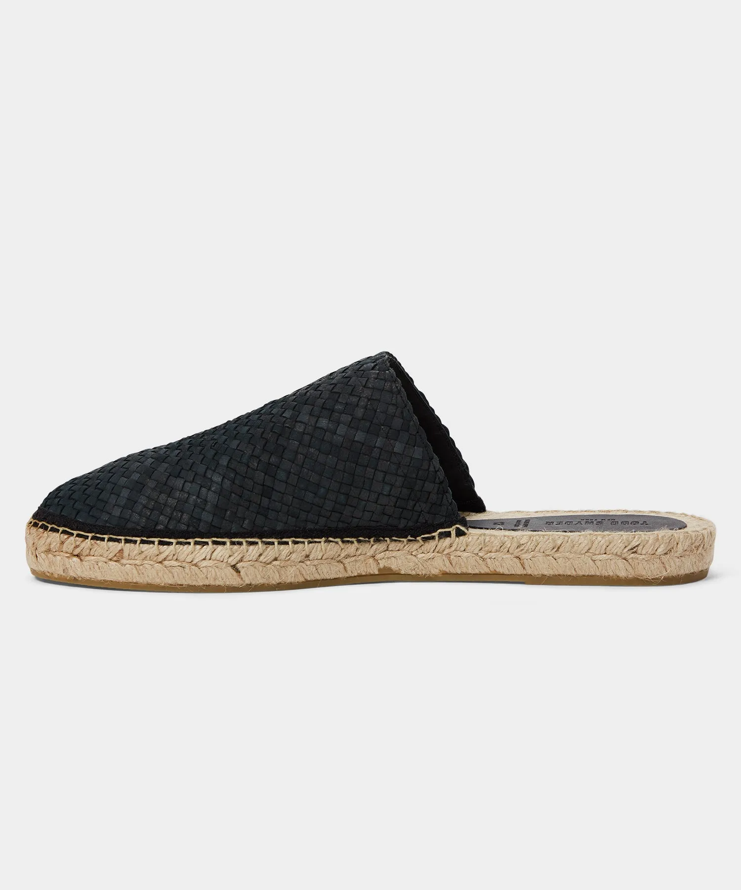 Woven Leather Espadrille Mule sold by Todd Snyder product image thumbnail 5