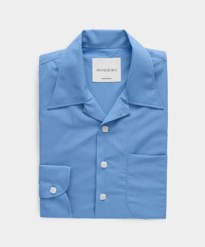 Armando Cabral Long Sleeve Camp Collar Dress Shirt sold by Todd Snyder