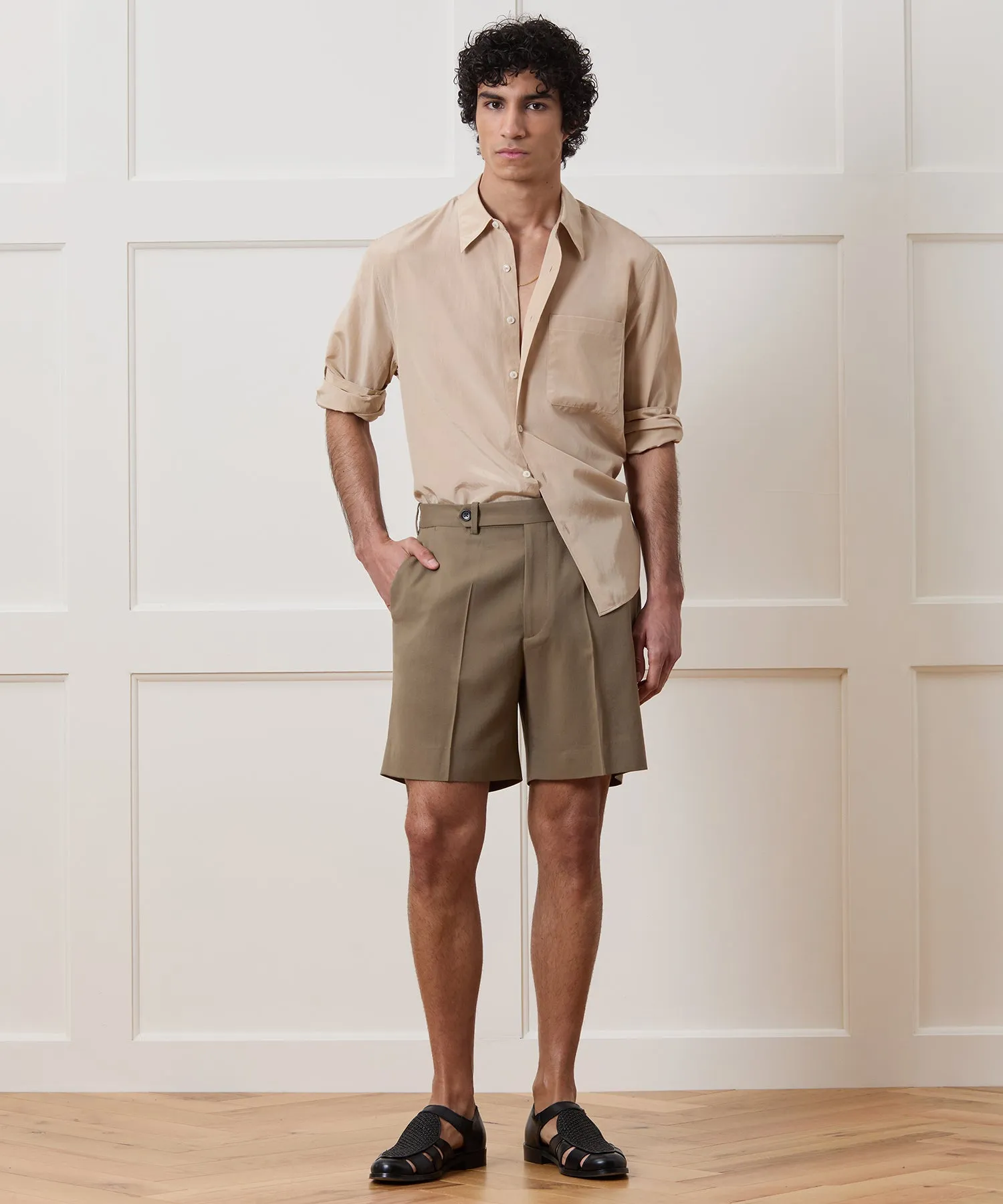 Cotton-Silk Big Shirt sold by Todd Snyder product image thumbnail 5