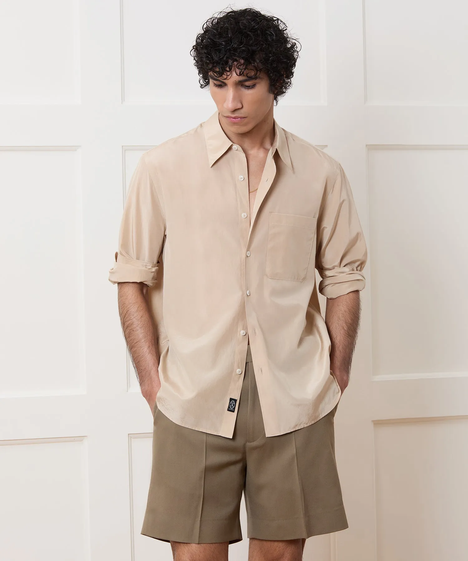 Cotton-Silk Big Shirt sold by Todd Snyder product image thumbnail 2