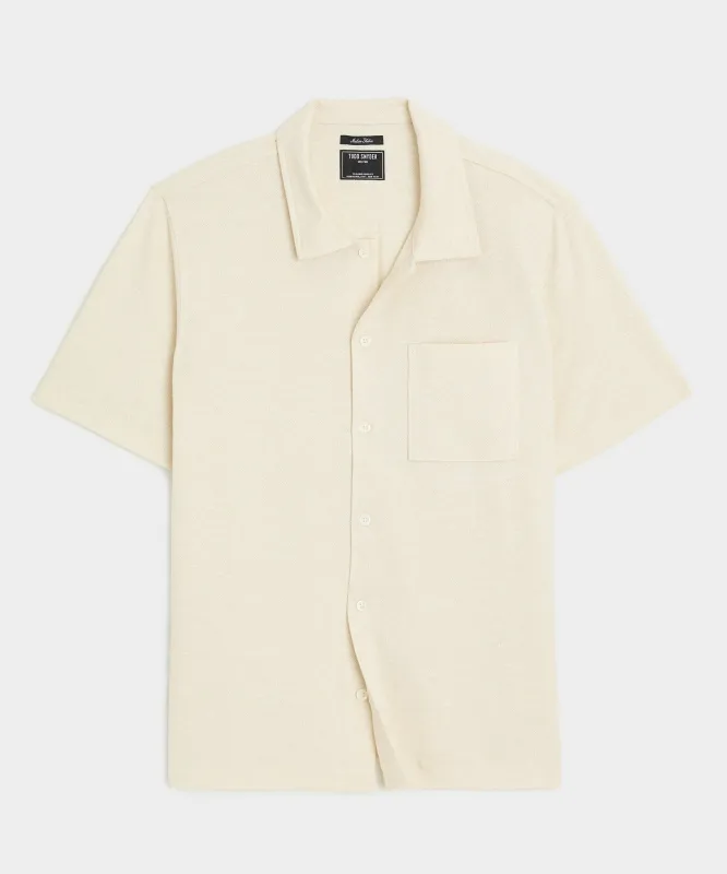 Linen-Cotton Polo sold by Todd Snyder