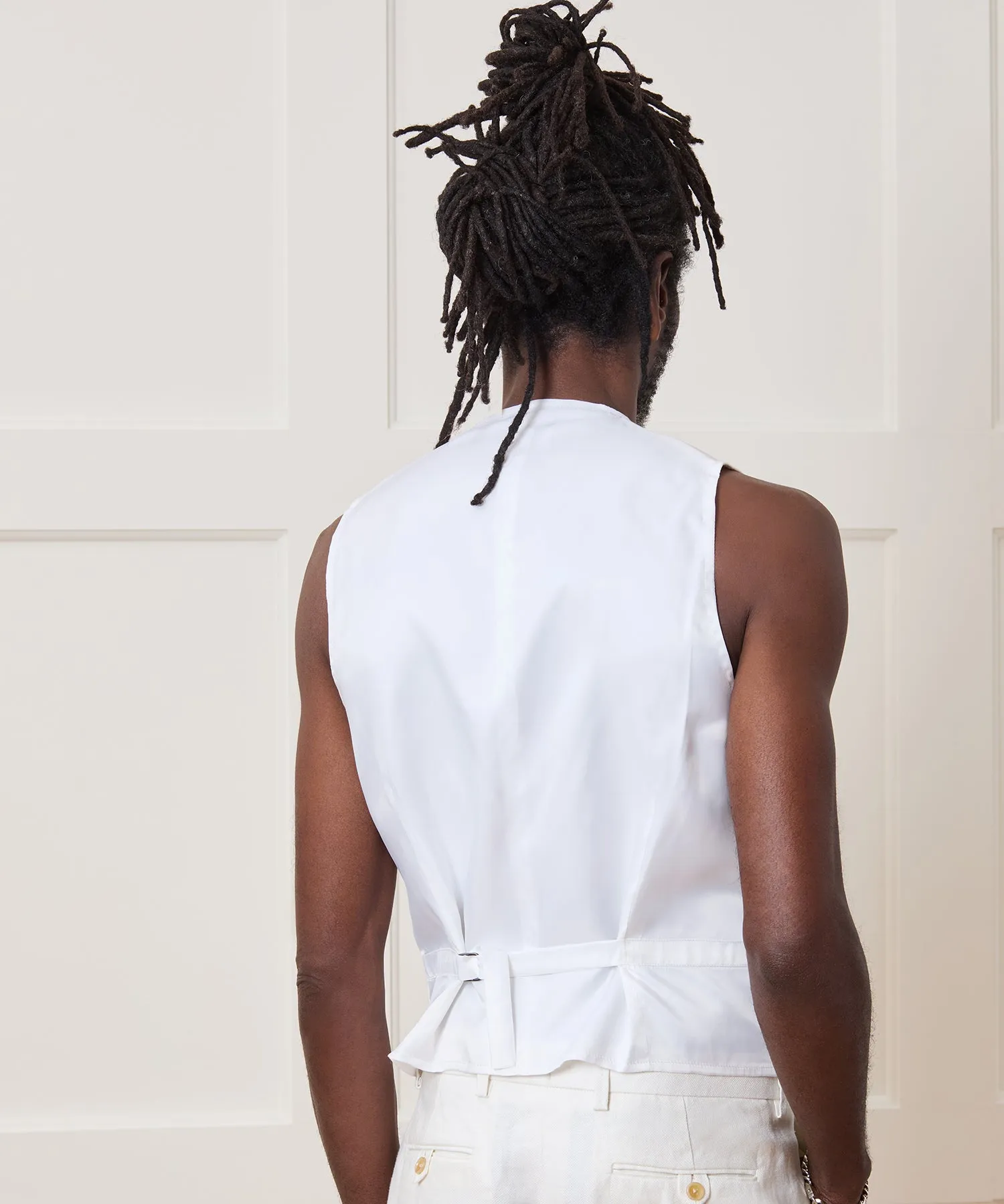 Italian Linen Suit Vest sold by Todd Snyder product image thumbnail 5