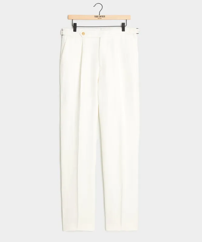 Italian Linen Side Tab Trouser sold by Todd Snyder