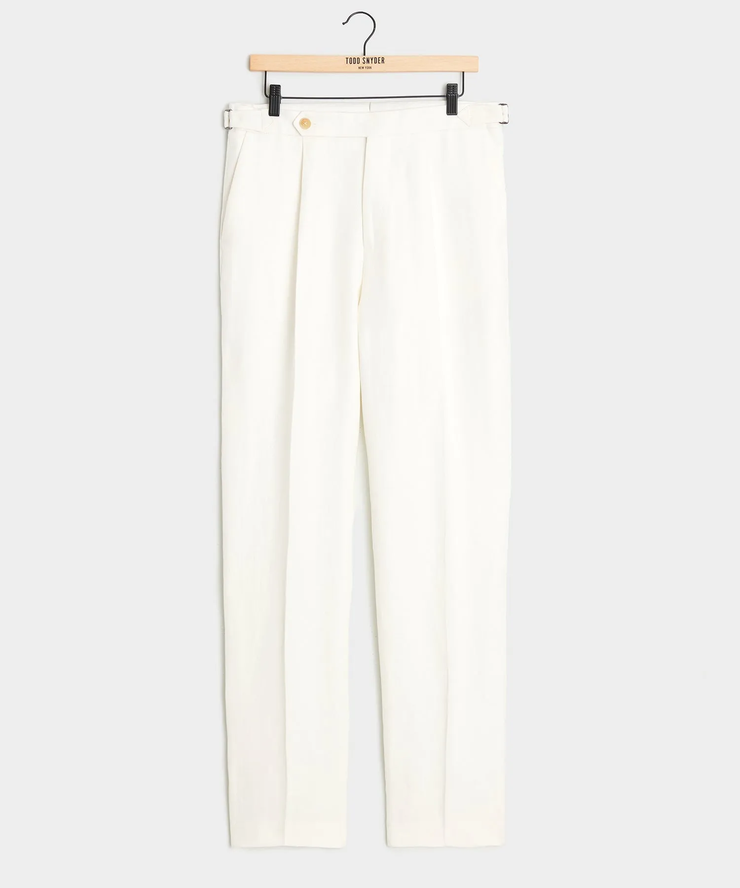 Italian Linen Side Tab Trouser sold by Todd Snyder