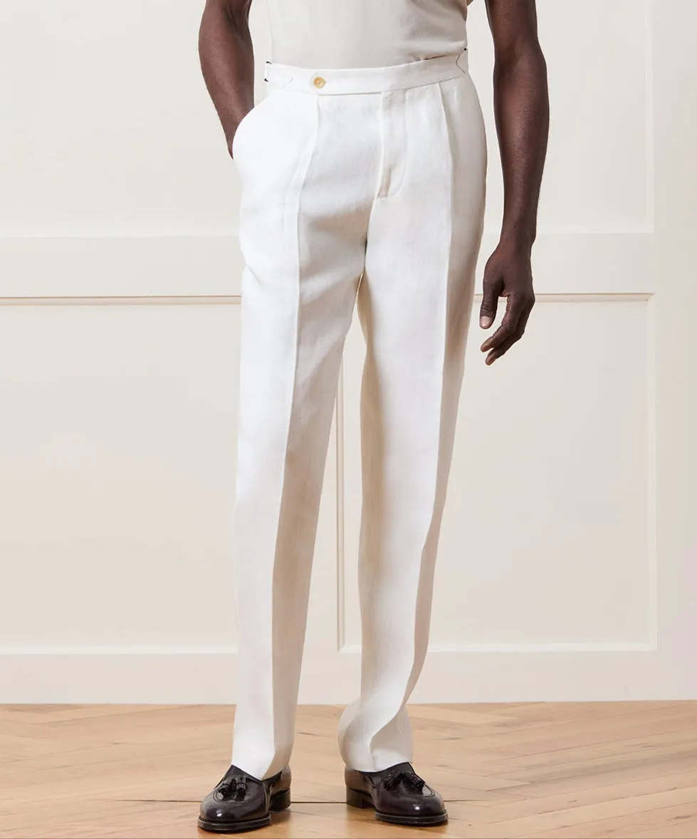 Italian Linen Side Tab Trouser sold by Todd Snyder product image thumbnail 2