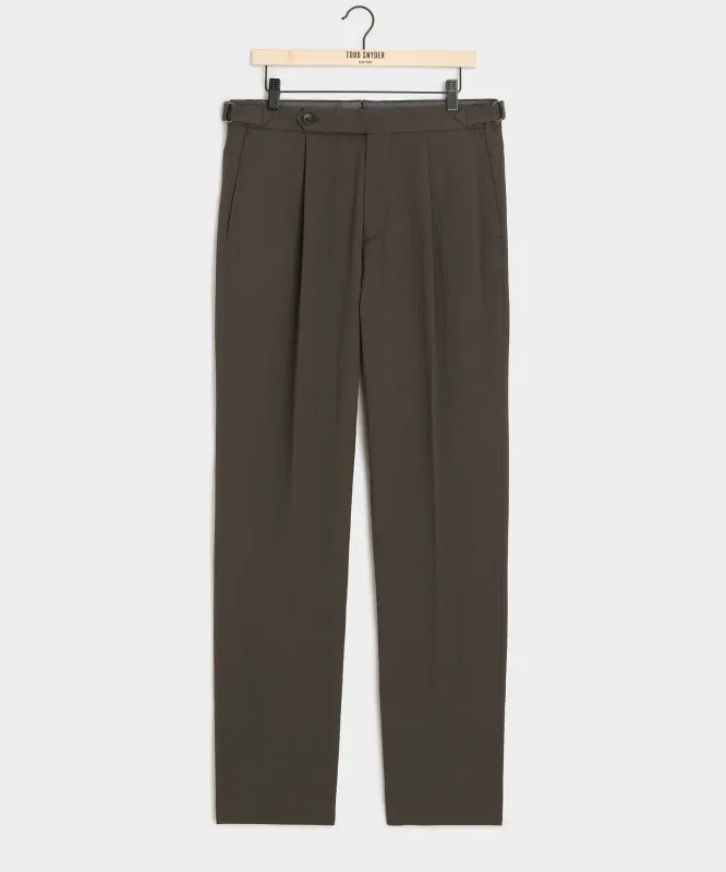 Italian Seersucker Side Tab Trouser sold by Todd Snyder