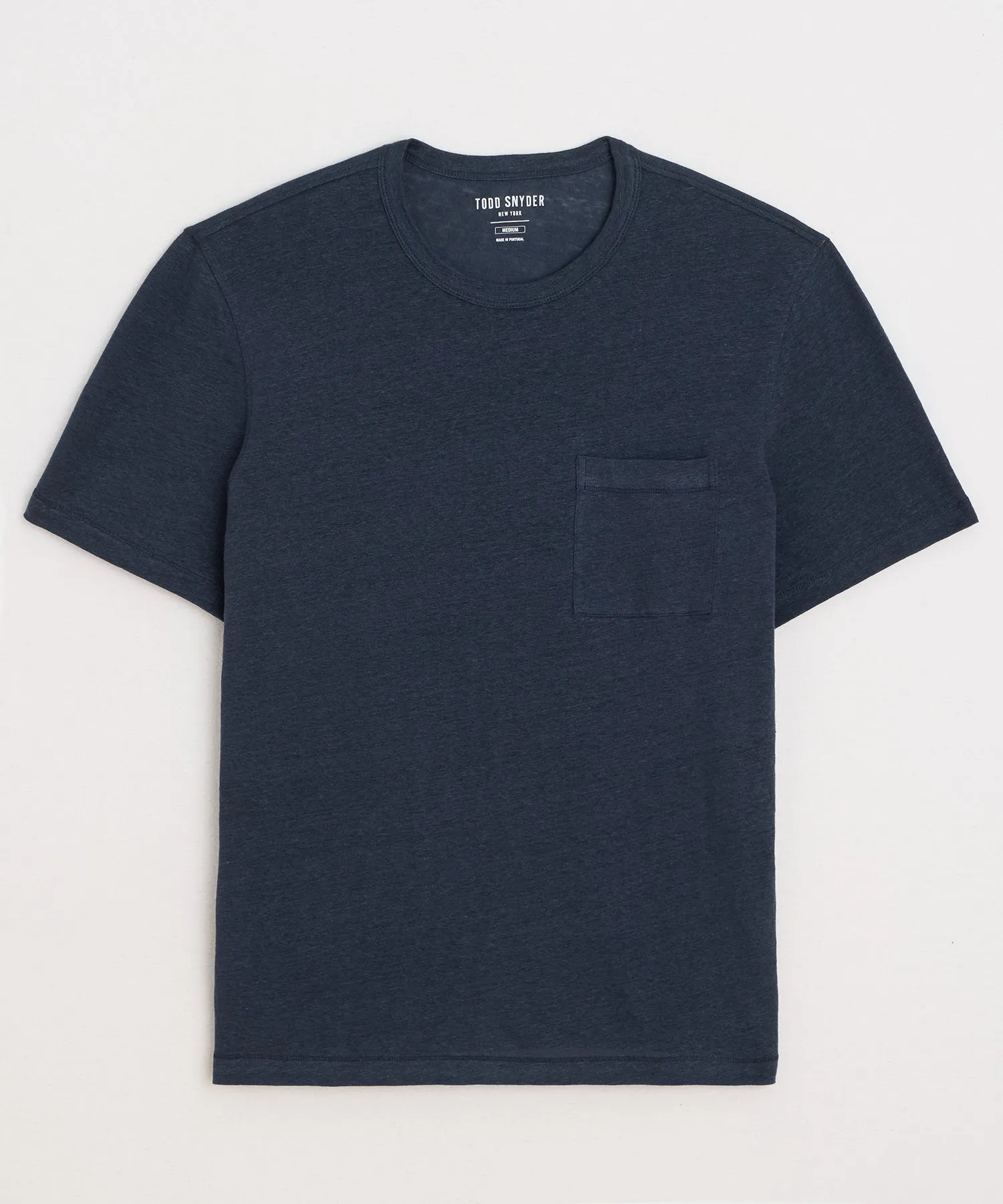 Linen Pocket Tee sold by Todd Snyder