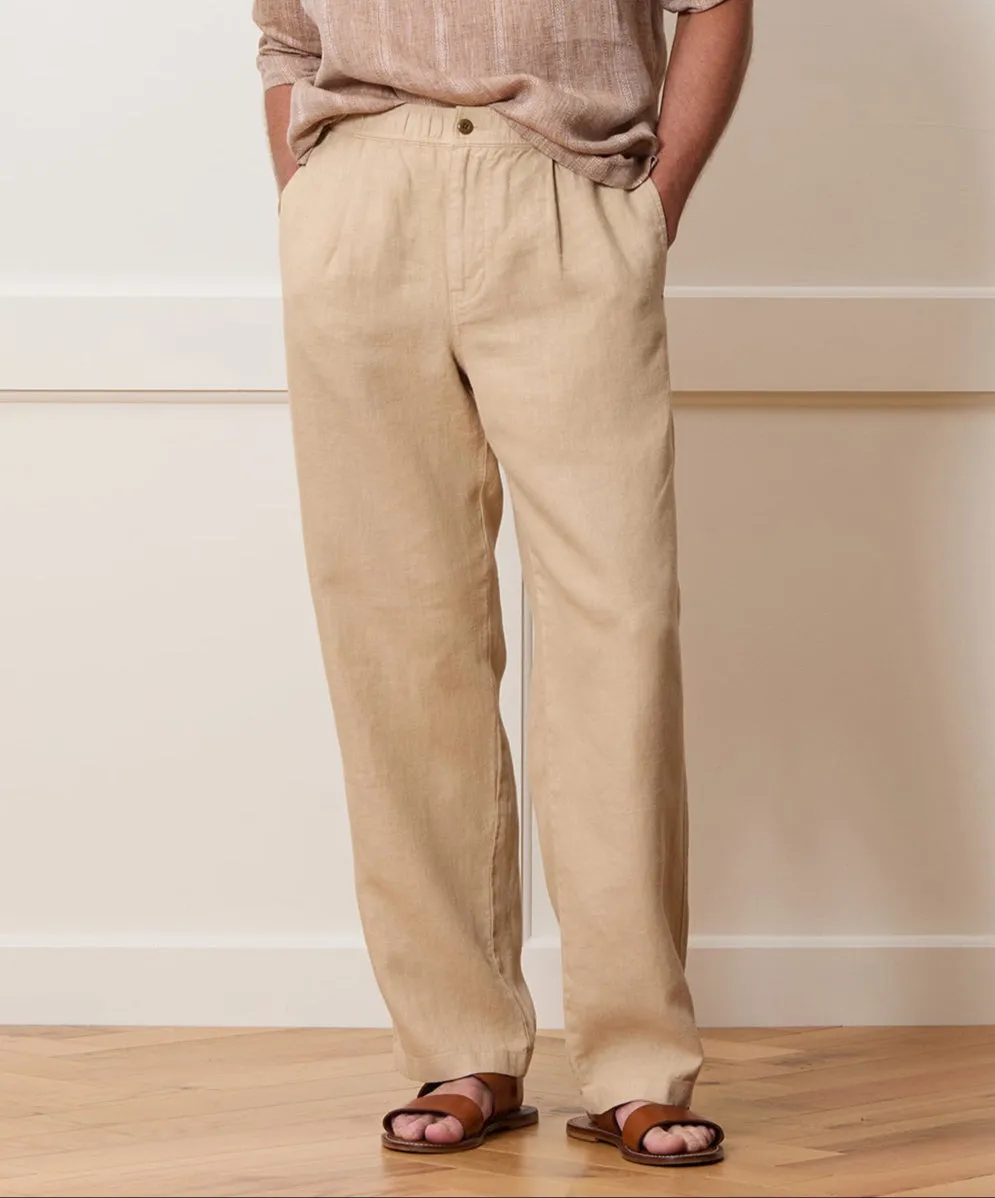 Relaxed Linen Leisure Pant sold by Todd Snyder product image thumbnail 2