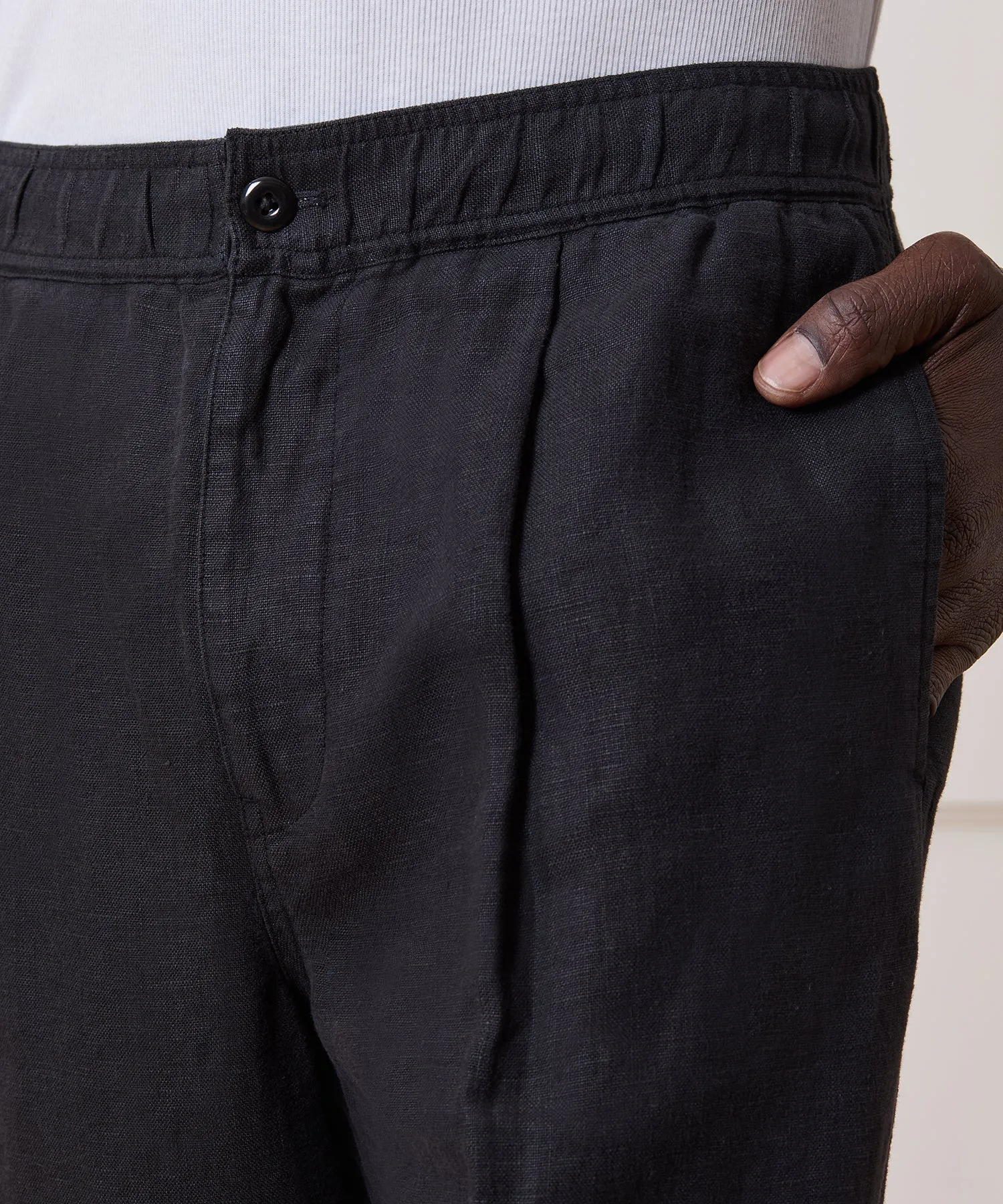 Relaxed Linen Leisure Pant sold by Todd Snyder product image thumbnail 5