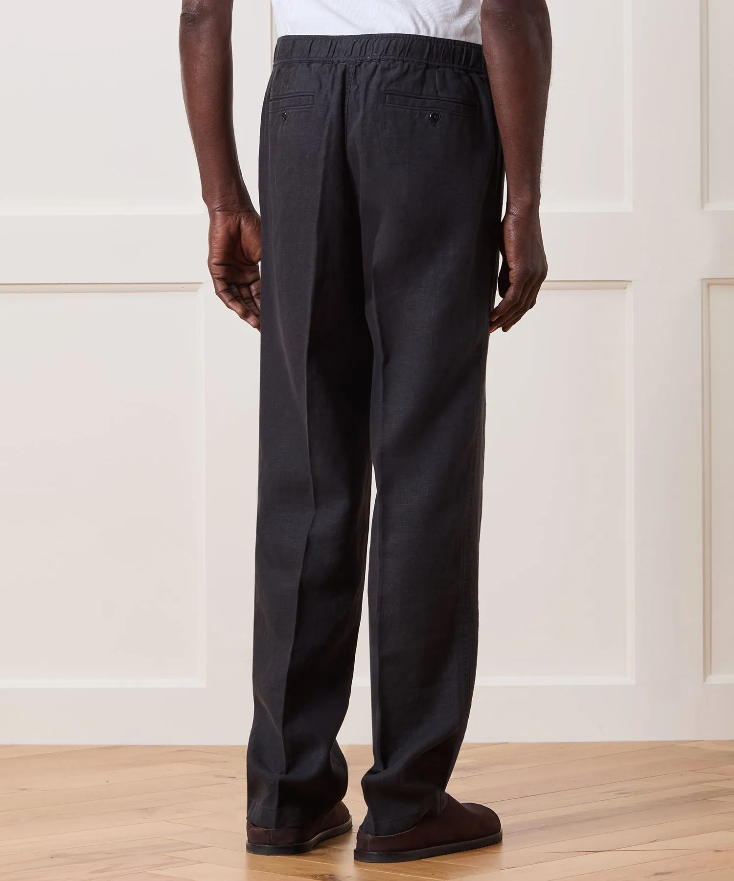 Relaxed Linen Leisure Pant sold by Todd Snyder product image thumbnail 3