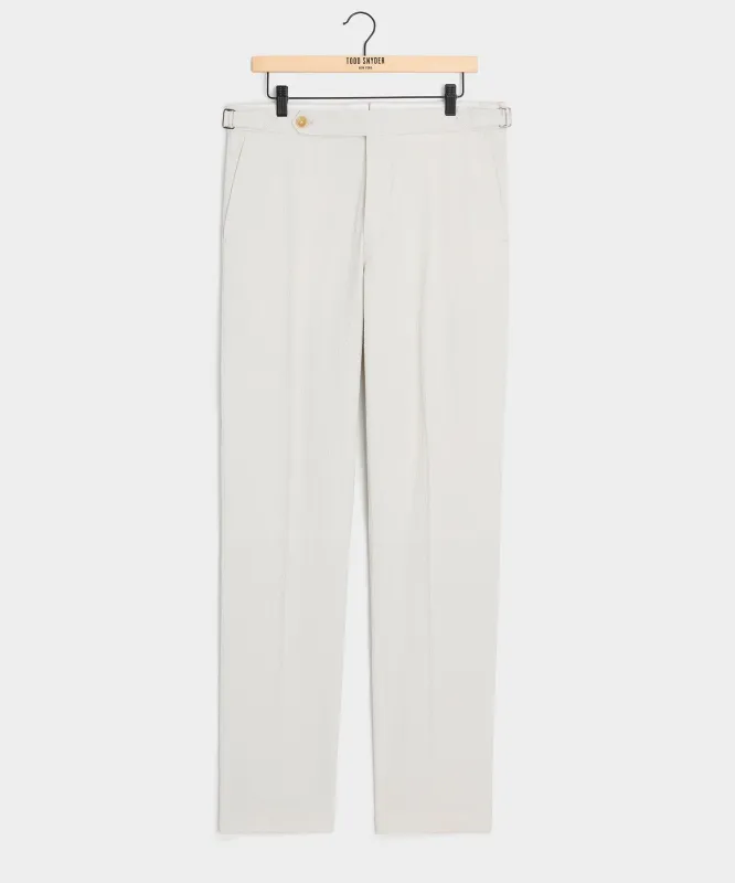 Italian Seersucker Side Tab Trouser sold by Todd Snyder