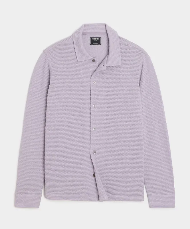 Textured Knit Polo Shirt sold by Todd Snyder