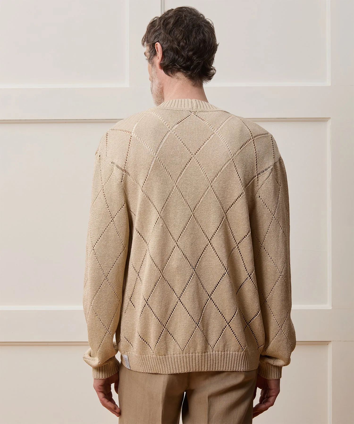 Argyle Cardigan sold by Todd Snyder product image thumbnail 5