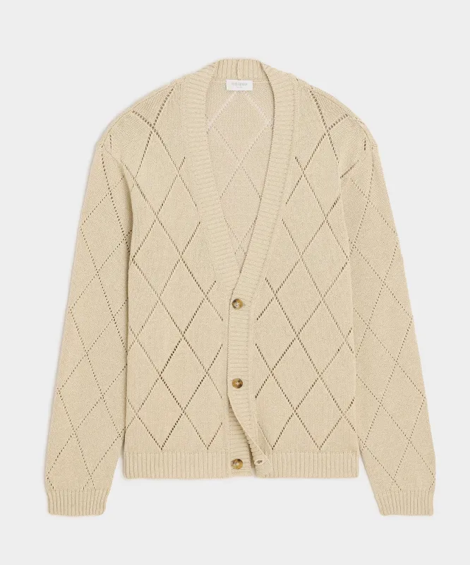 Argyle Cardigan sold by Todd Snyder